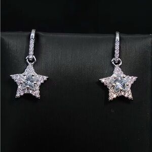 Sterling Silver Star Earrings